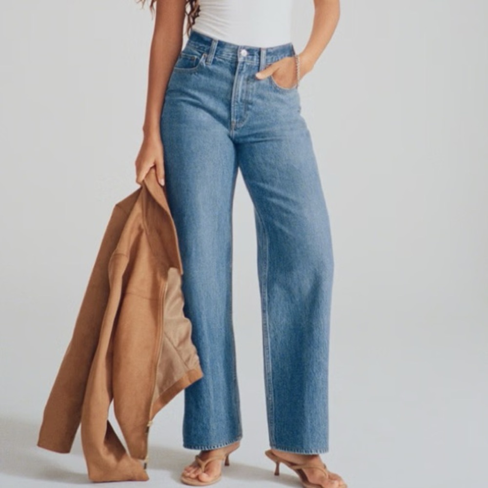 abercrombie - curve love loose high rise - 30L